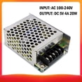 thumbnail image 3 of Amdohai AC 100-240V à DC 5V 4A 20W Transformateur de Tension Régulé Commutation, 3 of 9