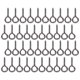 thumbnail image 4 of 200 Uds. Perla tornillo ojo clavija colgante conector tornillo Spike DIY fabricación de accesorios de joyería color pistola, 4 of 5
