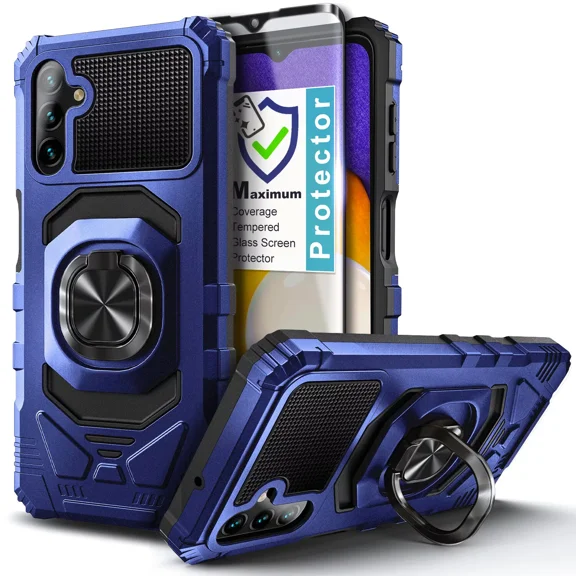 NGB SUPREMACY For Samsung Galaxy A35 5G Phone Case Built-In Kickstand Magnetic Car Mount Case