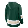 thumbnail image 3 of Men's Fanatics  Green Minnesota Wild Inside Line Fleece Pullover Hoodie, 3 of 3