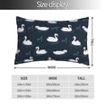 thumbnail image 2 of Easygdp Cartoon Swan for Soft Pillow Case Pillow Protectors,Perfect for Sleeping (Pillow Core Not Included)-14"x20", 2 of 6