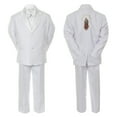 thumbnail image 3 of Baby Boy Christening Notch Lapel Suit Silver or Gold Guadalupe On Back SM-20, 3 of 4