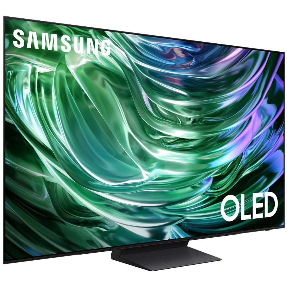 Samsung QN77S90DA 77 Inch OLED 4K Smart TV (2024) Bundle with Deco Gear 4K HDMI 2.0 Cable X2 & CPS Exclusive 12 Month Protection