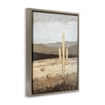 thumbnail image 3 of Stupell Industries Neutral Western Scene with Cactus Brown Framed Floater Canvas Wall Art, design by Franklyn Gregory, 3 of 9