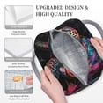 thumbnail image 3 of Vsdgher Colorful Plant Turtle A Print Insulated Lunch Bag Simple Bento Cooler Bag Lunch Tote Bag , Suitable for picnics, school, work, 3 of 6
