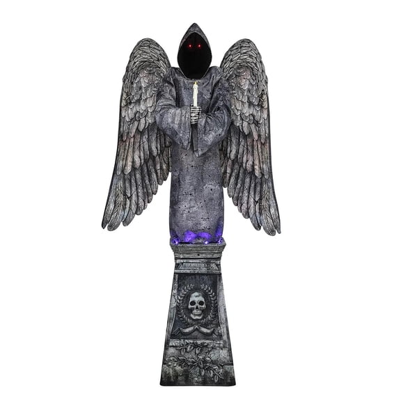 96" Cemetery Angel Animated Prop – Creepy Halloween Yard Decoration