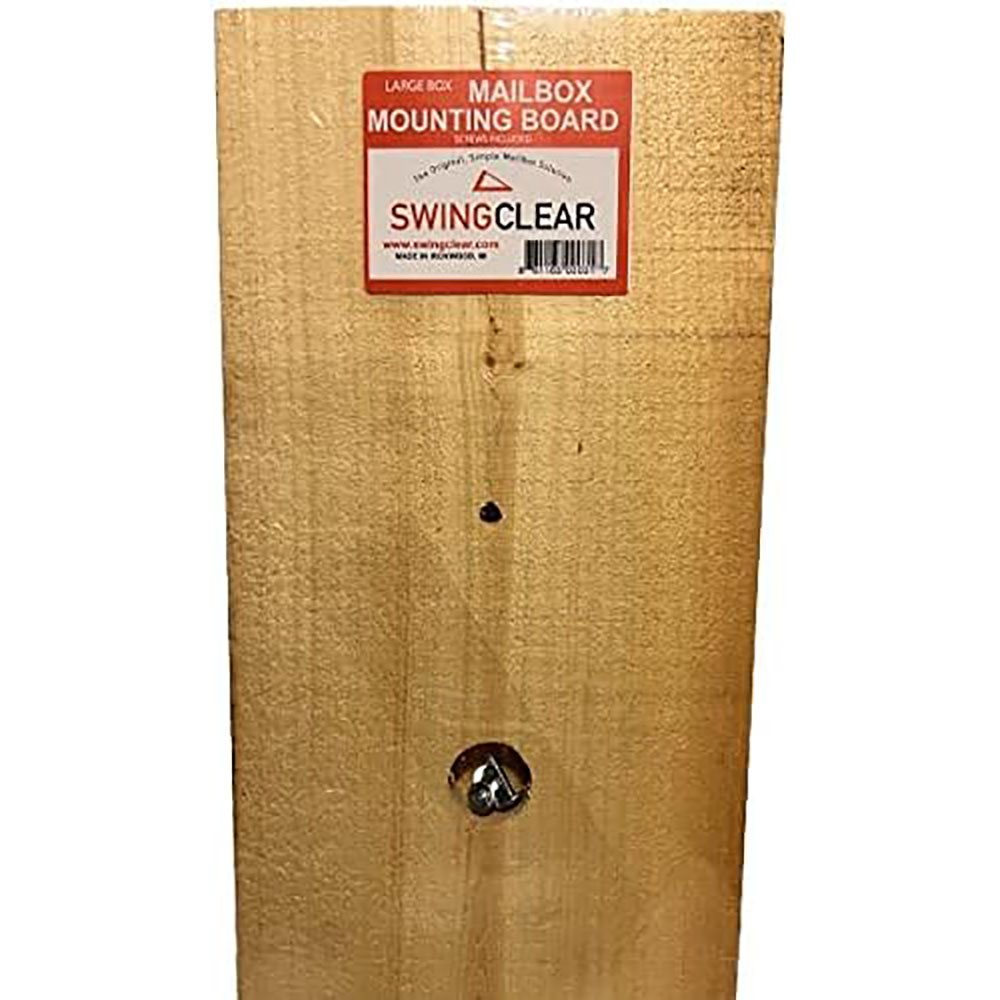 SwingClear Large Mailbox Mounting Board