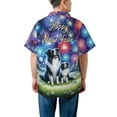 thumbnail image 5 of Happy New Year Border Collie Family Cheer Winter Midnight Firework Hawaiian Shirt Breathable Summer Unisex Merch Borders Dog Lovers Gifts Idea - 02025, 5 of 6