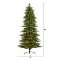 thumbnail image 4 of Nearly Natural Clear Prelit LED Green Decorated Fir Christmas Tree, 8', 4 of 7
