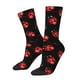 thumbnail image 1 of Balery Beautiful Red Ladybug Calcetas Largas con Estampado para Hombre y Mujer – Suaves y Transpirables, Talla Única (US 5-11), 1 of 6