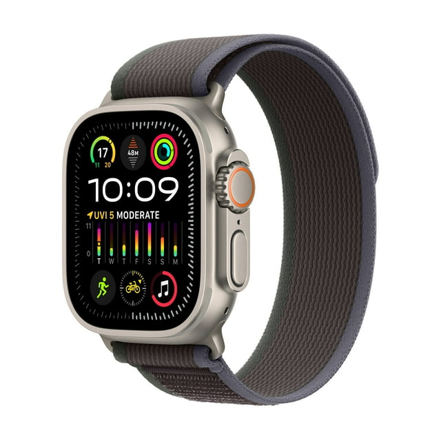 Apple Watch Ultra 2 (GPS + Cellular) Bracelet Sentier Bleu- Moyen/Grand