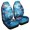 Sunflower, variant on Chririnla American Floral Automotive Seat Covers Pack of 2 Set 250 Years of Freedom Automobile Seat Protector Classic Auto Interior Accessories Fit Cars, Truck or SUVs