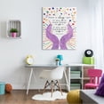 thumbnail image 2 of Stupell Industries There's Always Light Phrase Purple Hands Rainbow Hearts, 36 x 48,Design by Erica Billups, 2 of 7