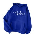 thumbnail image 4 of Aloohaidyvio Hoodies,Womens Comfortable Sweater Hooded Pocket Drawstring Sweater, 4 of 4