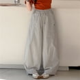 thumbnail image 1 of Girls Wide Leg Casual Pants Loose Fit Comfortable Trousers For Big Kids And Teens Soft Everyday Wear Tween Kids Summer Soft Comfy Cute Teen Basic Pants, 1 of 3