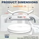 thumbnail image 2 of Inserto de Moldura de Vinilo para RV de 30 metros con Tornillos Blanco para RV y Camper, 2 of 8