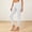 White womens pants 09, variant on MMJ Yoga Pants Leggings for Women Solid High Wasit Elastic Waistband Soft Stretch Full Length Casual Trousers with Pockets