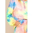 thumbnail image 4 of Tie-dye Printed Knit Top And Shorts Set L, 4 of 5