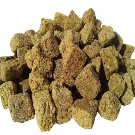 Shrimp Food - Aquatic Foods Freeze Dried Brine Shrimp Cubes, All Tropical Fish, Marines, ALL Turtles and more - 1/8-lb