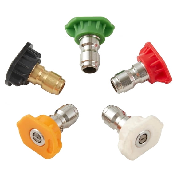 5Pcs Pressure Washer Spray Nozzle Tips, Universal Pressure Washer Nozzles(5-Color), Power Washer Nozzles for 1/4" Quick Connect