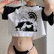 thumbnail image 5 of Camiseta corta de Anime japonés de Manga, camiseta de Jujutsu Kaisen, camisetas Gojo Satoru, camisetas recortadas de Yuji Itadori, camiseta gótica, 5 of 5