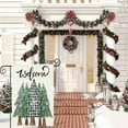 thumbnail image 6 of Welcome Garden-Flag for Winter Outdoor Double Sided Snow-Pines Christmas Burlap Yard Flag(ONLY FLAG,12x18 Inch), 6 of 6