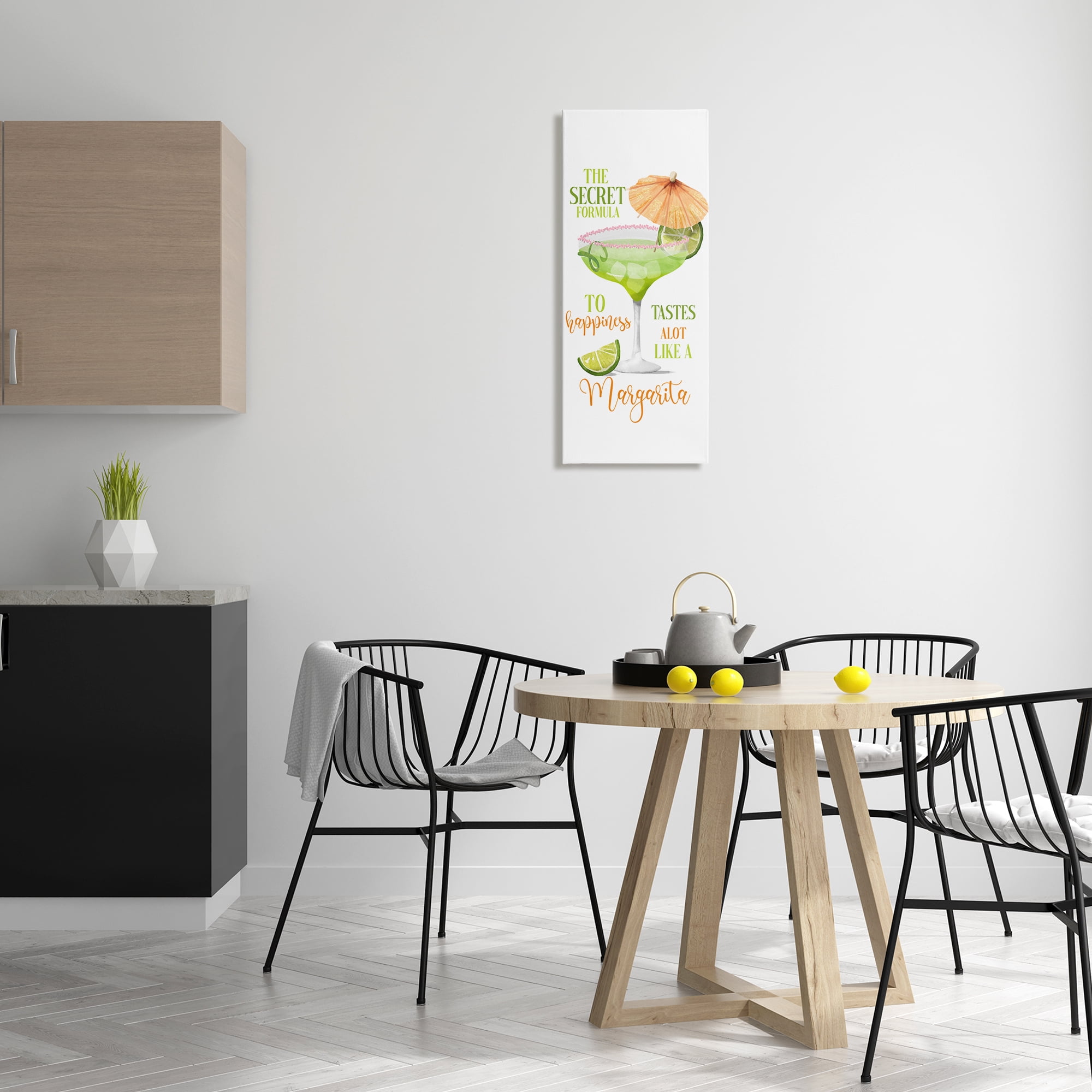 Stupell Industries Fun Margarita Expression Food & Beverage Painting Wrapped Canvas Art Print Wall Art, 13 x 30