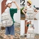 thumbnail image 3 of Mochilas para computadora portátil Mochila escolar de 15,6 pulgadas Mochila universitaria Mochila de viaje antirrobo Mochilas grandes para adolescentes Niñas Mujeres Estudiantes, 3 of 5