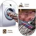 thumbnail image 6 of Animal Print Area Rugs 4x6 ft Rustic Leopard Zebra Tiger Stripes Plaid Red Washable Rug Non Slip Indoor Carpet Absorbent Floor Mat for Living Room Bedroom Dining Room, 6 of 9