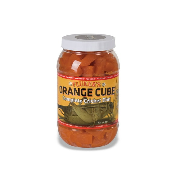 Fluker's Orange Cube Complete Cricket Diet, 12 Oz