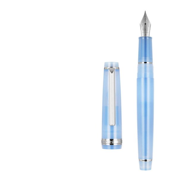 Jinhao-pluma estilográfica 82, pluma de Tinta acrílica, Clip de plata dorada, puntas F de 0,5mm para negocios, oficina, suministros escolares, bolígrafos de tinta de escritura, nuevo