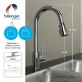 thumbnail image 6 of Belanger URB78CBN2 Single-Handle Pull-Down Kitchen Faucet, Brushed Nickel, 6 of 14