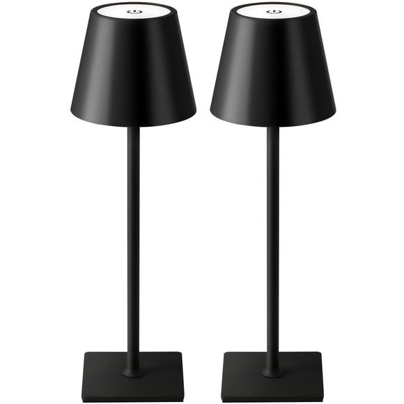 Lámpara de Mesa Inalámbrica KDG Paquete de 2 Lámparas LED con Batería de 5000mAh