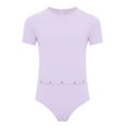 thumbnail image 3 of TTAO Special Needs Adaptive Clothing for Kids Boys Girls Short Sleeve Zip Back Jumpsuit Anti-strip Romper with Tube Access Lavender 16, 3 of 7