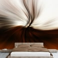 thumbnail image 3 of wall26 - a Beautiful Brown/Orange Swirl Abstract Design - Removable Wall Mural | Self-Adhesive Large Wallpaper - 100x144 inches, 3 of 6