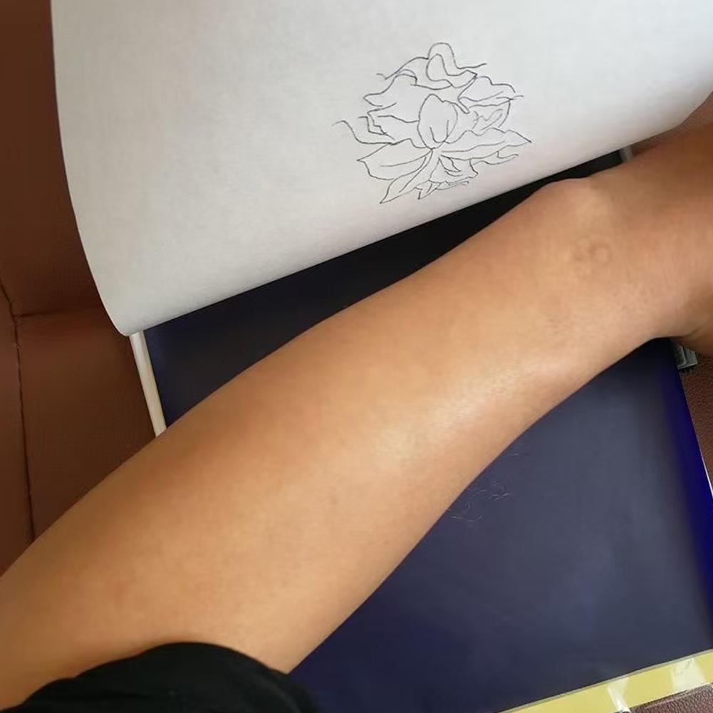Tattoo Transfer Paper - 40 Sheets Thermal Stencil Paper for Tattoo Machine, 4 Layers High Definition Transfer Papers, DIY Tattoow Tracing Papers for Tattooing Transfering Kit Supplies