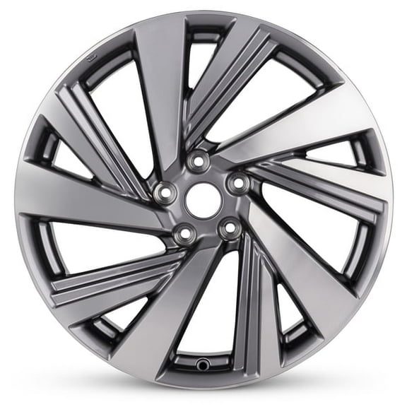 New OEM Surplus Wheel 20x7.5 in for 2015-2018 Nissan Murano Machined Face with Painted Inlay Charcoal 20 inch Aluminum Rim