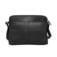 thumbnail image 3 of ili New York Genuine Leather RFID Blocking Crossbody Shoulder Bags for Women (Black, One Size), 3 of 3