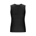 thumbnail image 6 of Delliss Women's Knitted V Neck Sleeveless Tank Top Ribbed Trendy Vest Lightweight Summer Camisole Black M, 6 of 6