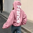 thumbnail image 2 of BOOMNY Women's Long Sleeve Hoodies Letter Graphic Pullover Hoodie for Women Trendy Casual Fall Winter Hooded Sweatshirts With Pocket, 2 of 5