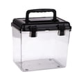 thumbnail image 2 of Bunblic Camera Case Airtight Bin Accessories with Handle Practical Multifunctional with Lid Container Portable Storage Box Black, 2 of 8