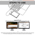 thumbnail image 3 of jesticaly Maiwo HDD Adapter Cable Portable Quick Speed USB to SATA Harddrive Converter Driver-free Auto Sleep Computer Accessories White 1Set, 3 of 6