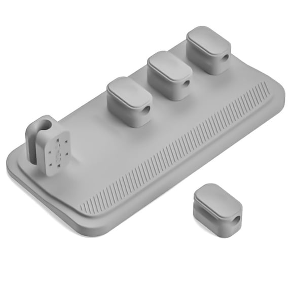 AOOOWER Silicone Magnetic Cord Holders For Desk Wire Management Home Office Cable Clips