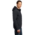 thumbnail image 2 of Port Authority Textured Hooded Soft Shell Jacket. J706, 2 of 3