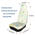 thumbnail image 6 of Haiem Funny Chicken Printed Car Seat Covers Set of 2, Universal Fit Car Seat Covers,Protective Seat Covers,Comfortable Car Seat Covers, Easy Installation Seat Covers, Vehicle Seat Covers, 6 of 9