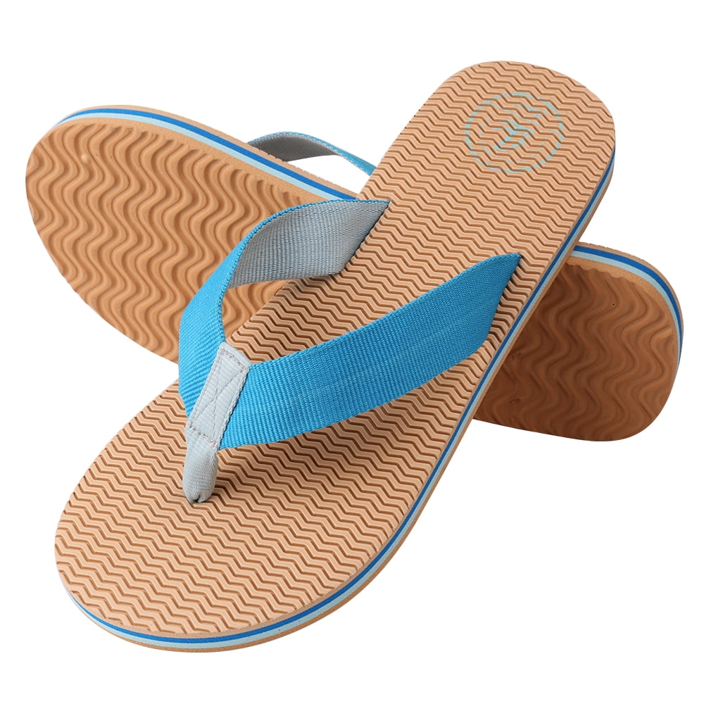 Mens Flip Flops Comfort Sport Thong Sandals for Indoor Outdoor Casual Beach Flip Flops for Men with Arch Support 