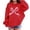Red, variant on KyCheLot Girls Print Hoodies Cute Long Sleeve Oversized Pullover Sweatshirt Tops with Front Pocket 3-15 Years