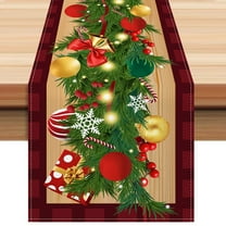 Christmas Tablecloth,Holiday Dining Room Table Cover,Xmas Indoor Outdoor Table Decoration,Festive Christmas Table Decor,Holiday Party Tablecloth,Christmas Dinner Tablecloth,Xmas Party Table Setting