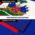 thumbnail image 5 of G128 Combo Pack: 6 Ft Tangle Free Spinning Flagpole (Silver) & Haiti Flag 3x5 Ft Printed 150D Polyester, Brass Grommets (Flag Included) Aluminum Flag Pole, 5 of 9