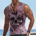 thumbnail image 2 of 2024 European and American Men's Fashion Tank Top V-neck Printed Sports Sleeveless T-shirt 5202, 2 of 6